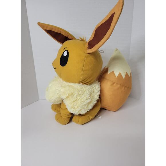 Pokemon Eevee Large Plush Stuffed Animal‎ Toy 13" - Picture 1 of 6